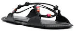 Order (W) Sandal Rata Hujung Terbuka Marni 'Black Fashion' SAMS018600P574600N99