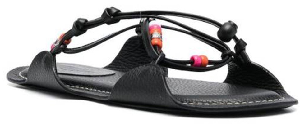 (Women) Marni Open Toe Flat Slide 'Black Fashion' SAMS018600P574600N99 Order (Women) Marni Open Toe Flat Slide 'Black Fashion' SAMS018600P574600N99