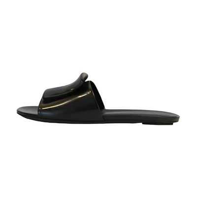 (W) Marni Open Toe Slide Sandals 'Black'