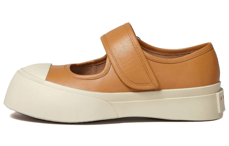 (Women) Marni Pablo 'Brown Leather Velcro' SNZW003120P272200M72