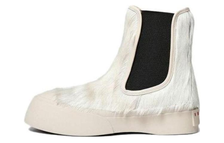 (Women) Marni Pablo Chelsea Boot 'White' TCZW000502P412200W02