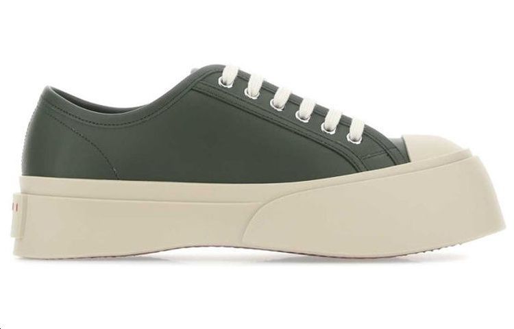 Order (W) Marni Pablo Sepatu Tali 'Dark Olive' SNZW003020-P2722-00V88