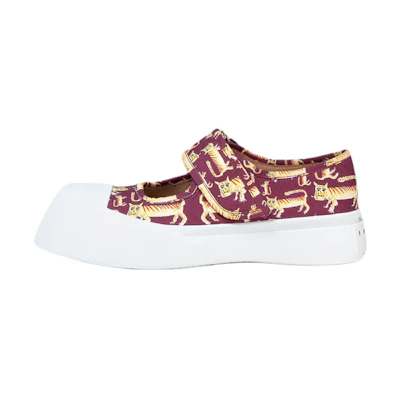 (W) Marni Pablo Mary-Jane 'Burgundy Year of the Tiger'