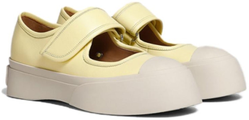 (W) Marni Pablo Mary Jane 'Kuning Kulit Velcro' SNZW003120P272200Y33 Order (W) Marni Pablo Mary Jane 'Kuning Kulit Velcro' SNZW003120P272200Y33