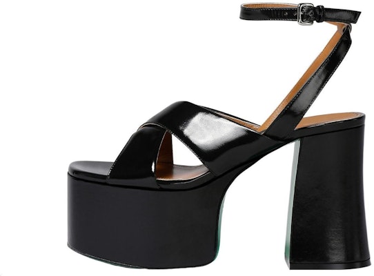 (Women) Marni Patent Leather Sandal 'Black' 'Elegant Slingback' SAMS017312P580800N99 Buy (Women) Marni Patent Leather Sandal 'Black' 'Elegant Slingback' SAMS017312P580800N99