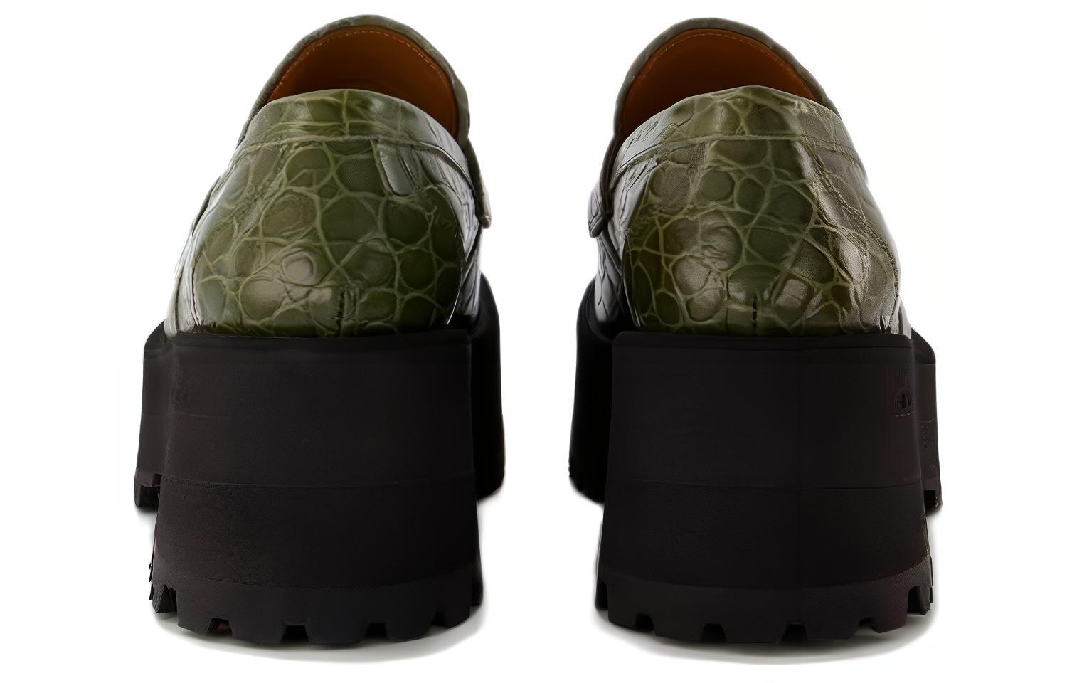 (W) Marni Platform 'Green Croc-Embossed' 圖 4