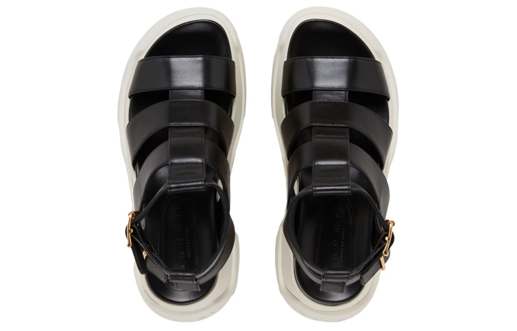 (W) Marni Platform Fashion Sandals 'Black Roman' 圖 4