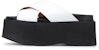 (W) Marni Platform Kulit 'Putih' ZPMS006006P403000W01