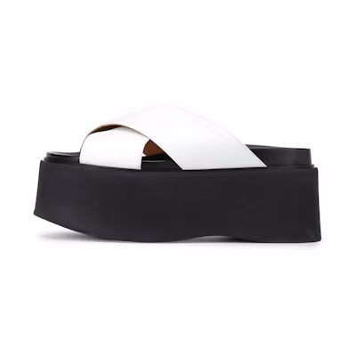 (W) Marni Platform Leather 'White'