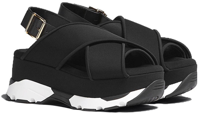 (Women) Marni Platform Sandal 'Metallic Buckle Black' SAMS002708TCR8600N99 Order (Women) Marni Platform Sandal 'Metallic Buckle Black' SAMS002708TCR8600N99