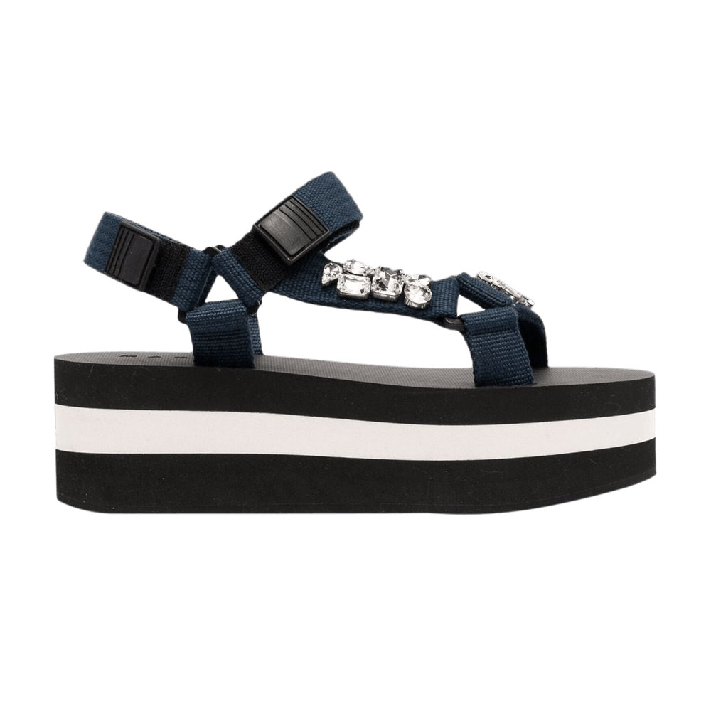 (Women) Marni Platform Sandal 'Navy' ZPMS007306-P3119-00B99