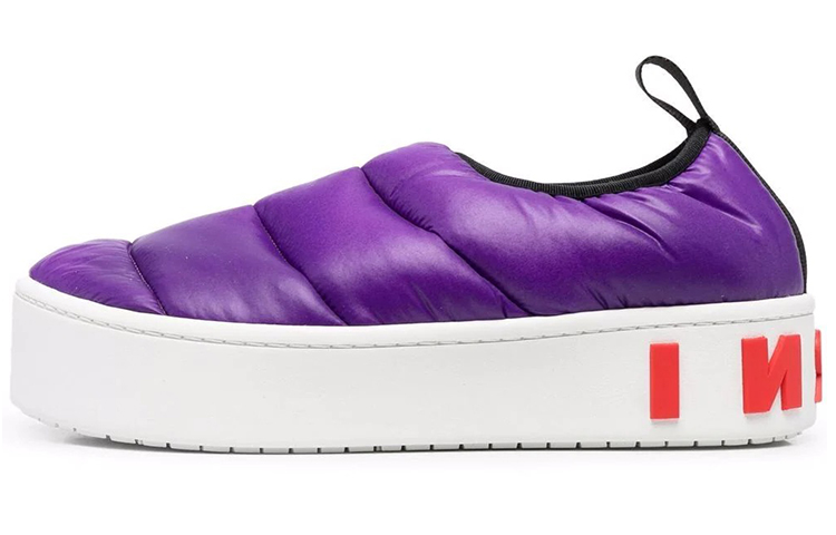(W) Marni Platform Sneaker 'Purple Leather'