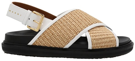 (W) Marni 草编扣带凉鞋 '米色' FBMS013801P3860ZO306 Order (W) Marni 草编扣带凉鞋 '米色' FBMS013801P3860ZO306