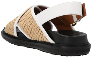 (W) Marni 草编扣带凉鞋 '米色' FBMS013801P3860ZO306 Purchase (W) Marni 草编扣带凉鞋 '米色' FBMS013801P3860ZO306