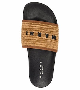 (W) Marni 草编时尚拖鞋 '棕色' SAMS016102P3860ZO136 Lookbook (W) Marni 草编时尚拖鞋 '棕色' SAMS016102P3860ZO136