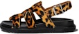 (W) Sandal Rom Marni 'Cetakan Leopard' FBMS015801LV84600Y65
