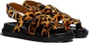 Order (W) Sandal Rom Marni 'Cetakan Leopard' FBMS015801LV84600Y65