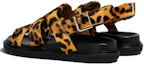 Shop (Women) Marni Roman Sandal 'Leopard Print' FBMS015801LV84600Y65