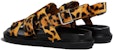 (W) Sandal Rom Marni 'Cetakan Leopard' FBMS015801LV84600Y65