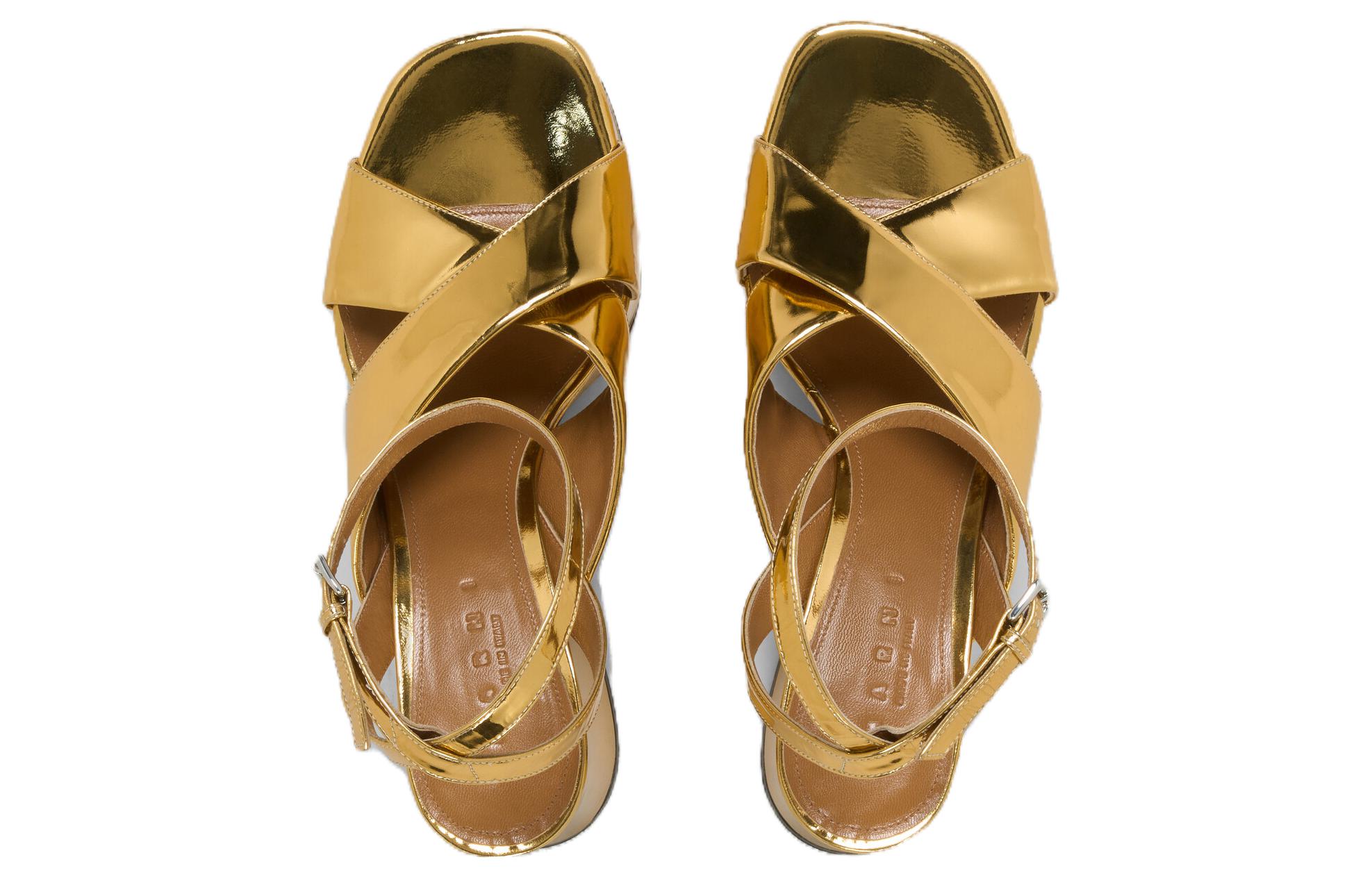 (W) Marni Sandal 'Simple Elegance Gold' 圖 3