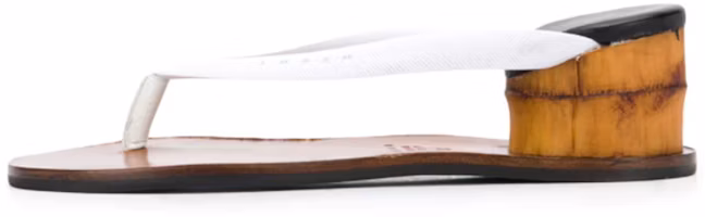 (Women) Marni Sandal 'White Brown' SAMS008205P338900W01 (Women) Marni Sandal 'White Brown' SAMS008205P338900W01
