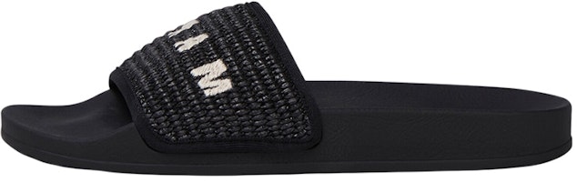 (Women) Marni Slide 'Braided Raffia - Black' SAMS016102-P3860-00N99 (Women) Marni Slide 'Braided Raffia - Black' SAMS016102-P3860-00N99