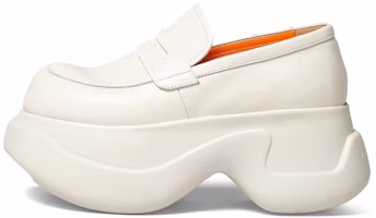 (Women) Marni Slip-On Platform 'White Leather' MOMS004108P508800W03 (Women) Marni Slip-On Platform 'White Leather' MOMS004108P508800W03