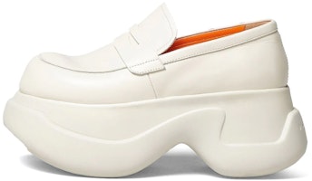 (Women) Marni Slip-On Platform 'White Leather' MOMS004108P508800W03 (Women) Marni Slip-On Platform 'White Leather' MOMS004108P508800W03