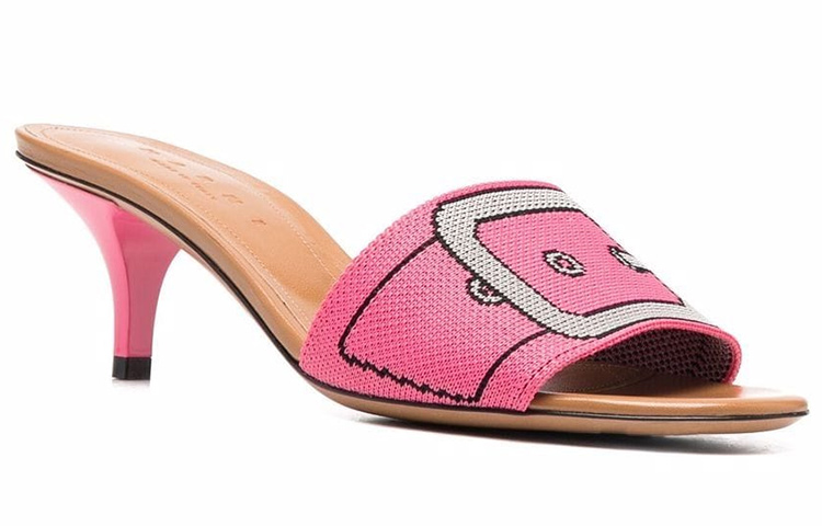Order MARNI 露趾一字 時尚涼拖 女款 粉色