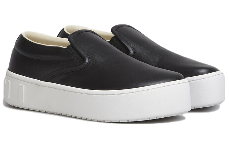 Order (W) Marni Kasut Slip-On 'Kulit Anak Lembu Hitam' SNZW010703P272200N99