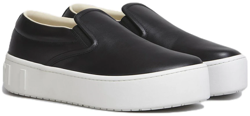 (W) Marni Kasut Slip-On 'Kulit Anak Lembu Hitam' SNZW010703P272200N99 Order (W) Marni Kasut Slip-On 'Kulit Anak Lembu Hitam' SNZW010703P272200N99