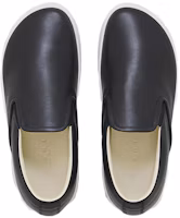 Shop MARNI 小牛皮套穿式時尚板鞋 女款 黑色