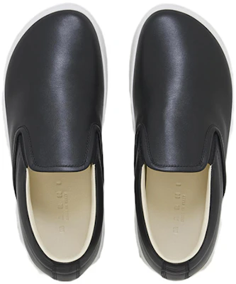 (W) Marni Kasut Slip-On 'Kulit Anak Lembu Hitam' SNZW010703P272200N99 Shop (W) Marni Kasut Slip-On 'Kulit Anak Lembu Hitam' SNZW010703P272200N99