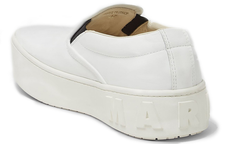 (W) Marni Slip-On Sneaker 'White Fashion Calfskin' 圖 3