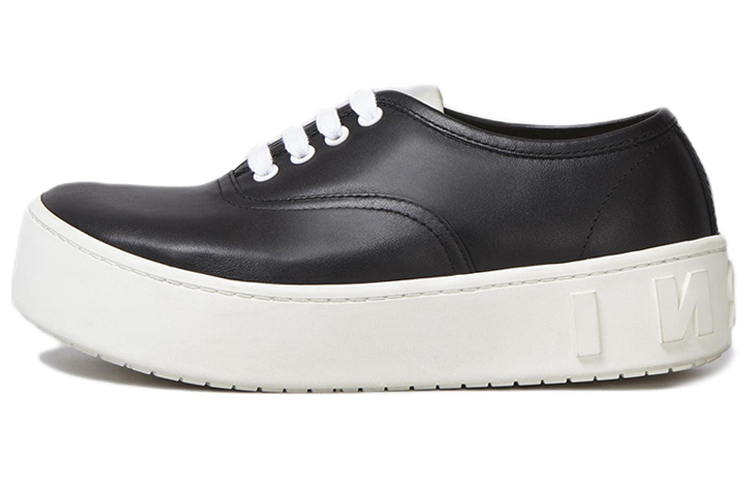 (W) Marni Smooth Calfskin Sneaker 'Black'