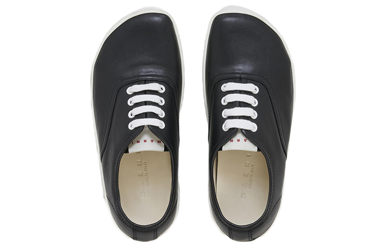 (W) Marni Smooth Calfskin Sneaker 'Black' 圖 4