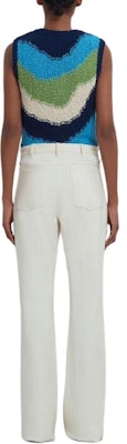 (Women) MARNI Solid Color Mid-Rise Slim Straight Pants Women Off-White. PAMA0415A0-UTV951-00W10 Shop (Women) MARNI Solid Color Mid-Rise Slim Straight Pants Women Off-White. PAMA0415A0-UTV951-00W10