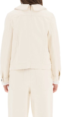 (Women) MARNI SS21 Color Block Lace-Up Collar Jacket White GIJD0157U7-USCR41-PTW08 Shop (Women) MARNI SS21 Color Block Lace-Up Collar Jacket White GIJD0157U7-USCR41-PTW08