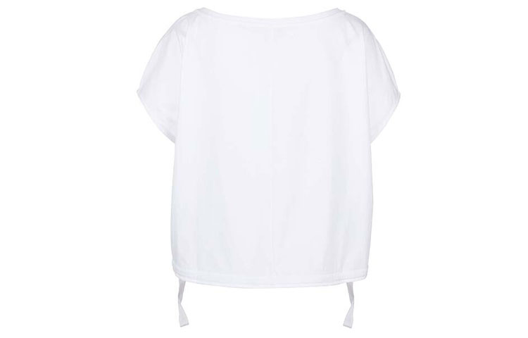 Lookbook (W) 마르니 SS21 화이트 로고 레터 반팔 티셔츠. THJE0050MX-UTCZ57-00W01