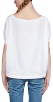 Details for (W) MARNI SS21 白色純色字母Logo短袖T恤。 THJE0050MX-UTCZ57-00W01