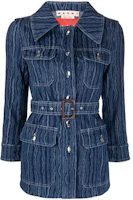 Order (W) MARNI SS22 헌팅 스타일 데님 재킷 블루 JKJD0209C0USCS50FSB99