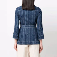 Shop (W) MARNI SS22 헌팅 스타일 데님 재킷 블루 JKJD0209C0USCS50FSB99