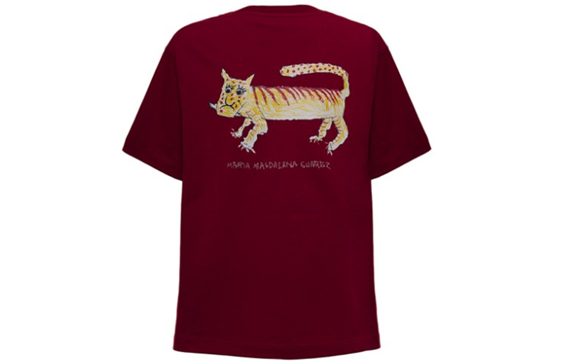 Lookbook (W) MARNI SS22 ホワイト ロゴ バックプリント 半袖 Tシャツ THJEL32EPFUSCS81NTR82