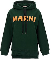 (Women) MARNI SS23 Alphabet Print Green Pullover Hoodie. FLJE0179P1USCU88LOV89 (Women) MARNI SS23 Alphabet Print Green Pullover Hoodie. FLJE0179P1USCU88LOV89