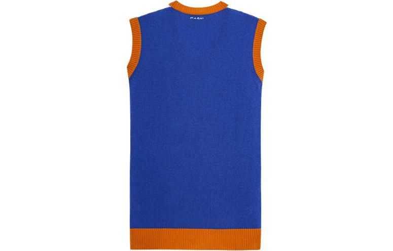 Lookbook (W) MARNI SS23 橘藍色針織背心毛衣 CVMD0100Q0-UFX385-MXB15