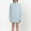 Lookbook (Women) MARNI SS23 Light Blue Logo Embroidered Button-Up Jacket. JKMA0259KS-UTW982-00B12