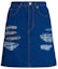 Order (Women) MARNI SS23 Solid Color Distressed Button Skirt Blue GOJD0519LY-USCU83-BDB60