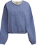 Order (Women) MARNI SS24 Oversized Color-Block Logo Embroidered Sweatshirt Blue FLJE0213QXUTC27500B36