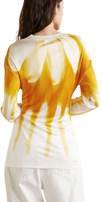 (Women) MARNI Tie-Dye Gold Long Sleeve Oversized T-Shirt for Women. CAMA0475P1UTV895 Lookbook (Women) MARNI Tie-Dye Gold Long Sleeve Oversized T-Shirt for Women. CAMA0475P1UTV895