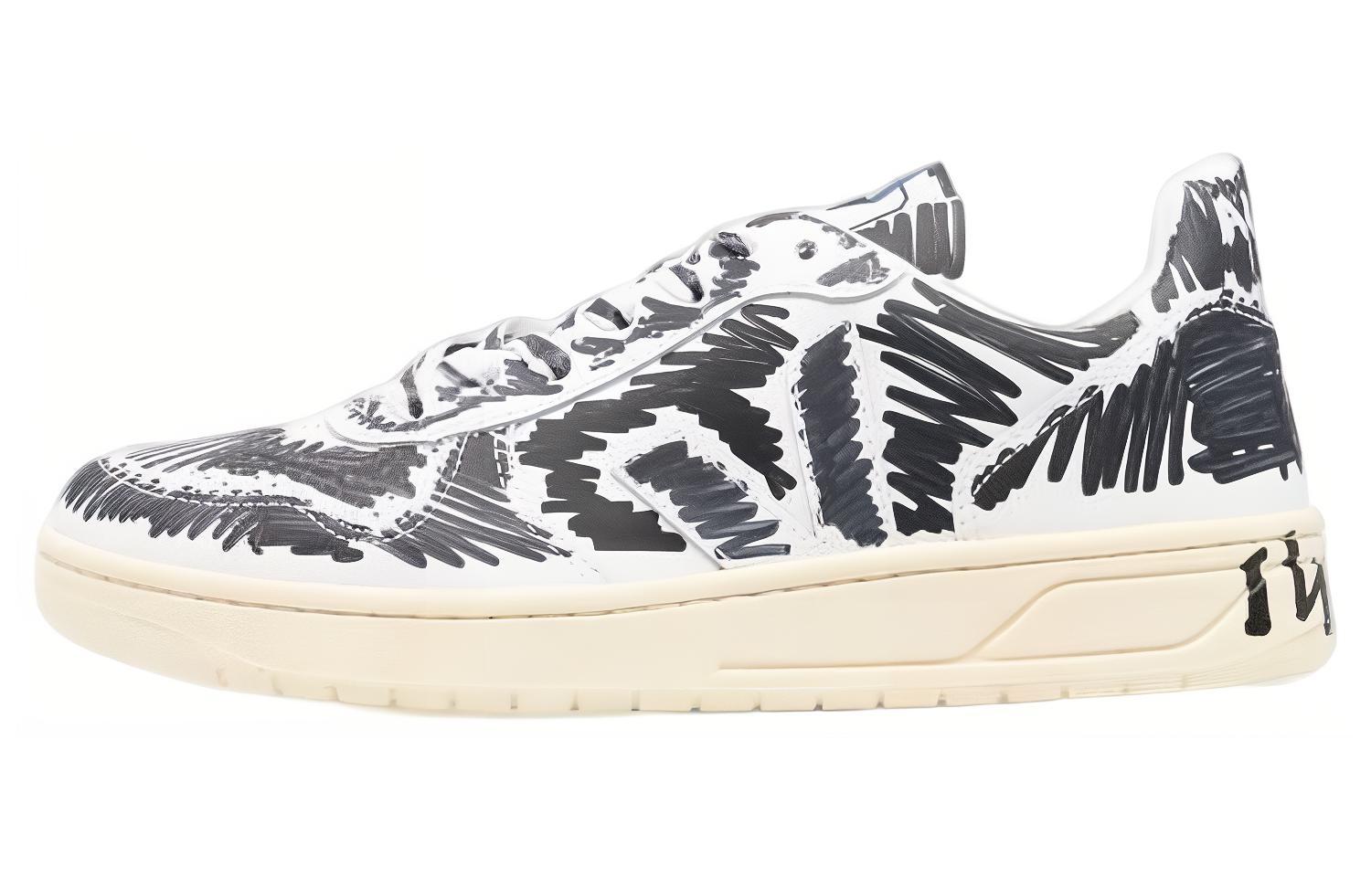 Buy (W) Marni VEJA x Sneakers Kulit Fesyen 'Hitam dan Putih' VXMS-3067AXV102000N99